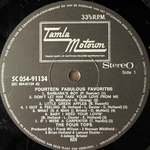 The Four Tops ‎– Fourteen Fabulous Favorites (Голландия 1970г.)