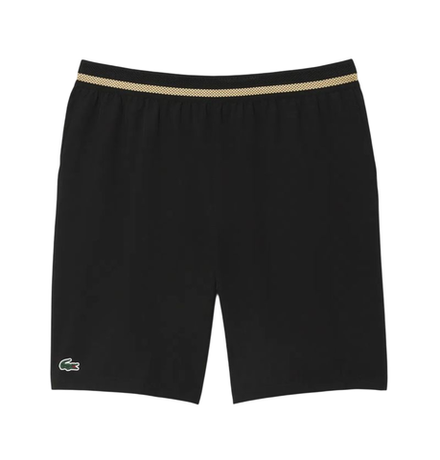 Теннисные шорты Lacoste Tennis X Novak Djokovic - black/yellow