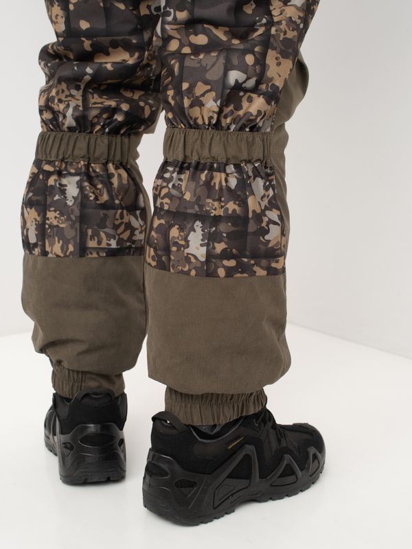 Костюм демисезонный Горка-Люкс ткань Исландия/Алова цвет Хаки/КМФ 005