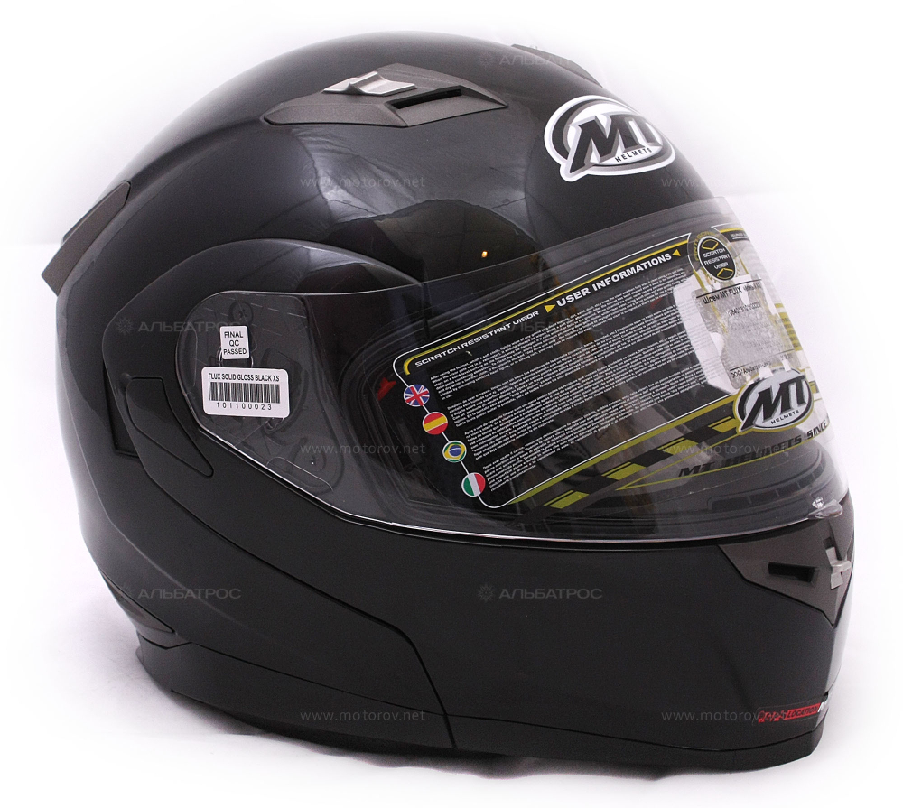 Мотошлем MT Flux Solid