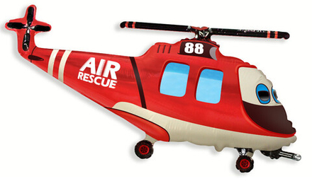 F Фигура, Вертолет спасательный, 39"/98 см, 1 шт.