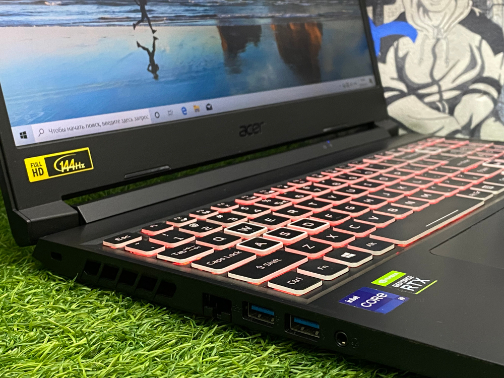 Игровой Acer 15.6' i9-11900H/RTX 3060 6GB/IPS 144Hz/32GB/512GB/ Nitro 5[AN515-57-919C]/Windows 10