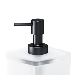 A50A36922 Inspire V2.0, Стеклянный диспенсер для жидкого мыла с настенным держателем, черный, шт