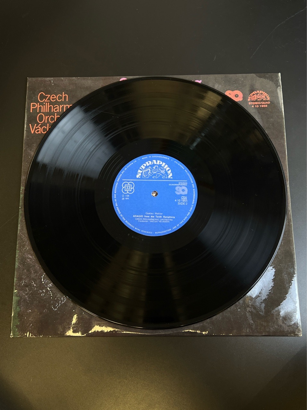 LP Schoenberg / Mahler - Czech Philharmonic Orchestra. Виниловая пластинка 12 дюймов. Чехословакия 1977 год.