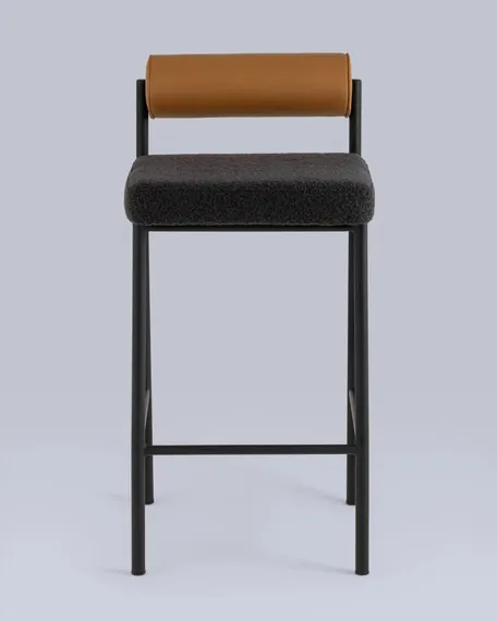 Полубарный стул Bau 65 см, темно-серый