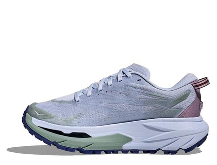 Женские кроссовки для бега Hoka Mafate 5 W Голубо-Зеленые