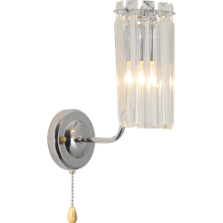 Бра светильник Rivoli Ifa 1063-401 настенный 1хЕ14 40 Вт хрусталь с выключателем | Rivoli