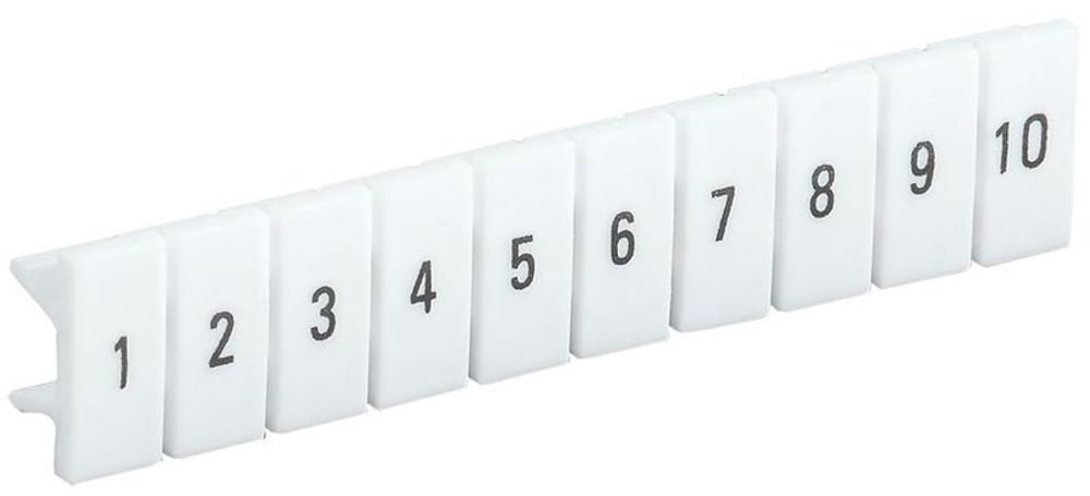 Маркер для КПИ-2.5кв.мм с нумерацией №№ 1-10 IEK YZN11M-002-K00-10