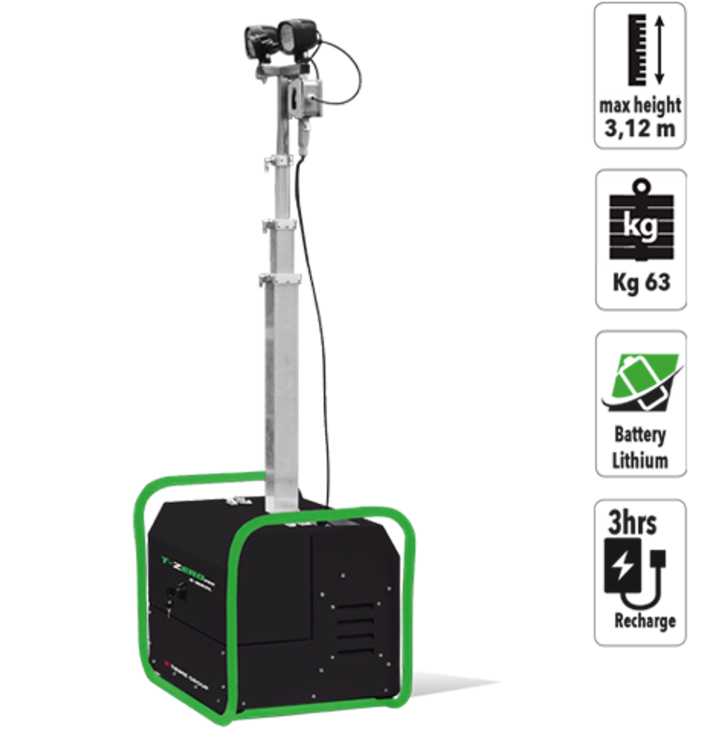 Мачта освещения TRIME X-Rail аккумуляторная