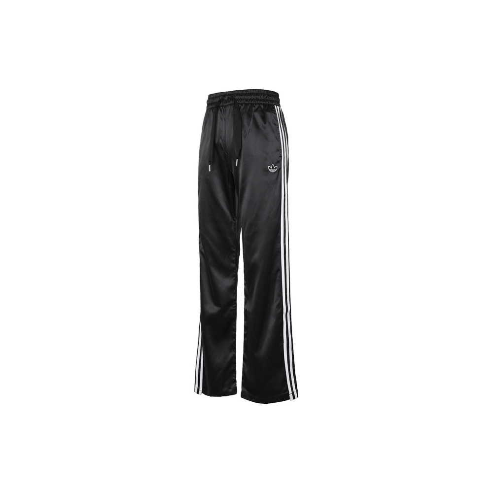Брюки Adidas спортивные женские (атлас), черн.