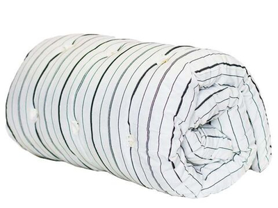 Ватный матрас 80 на 190, в тиковом чехле