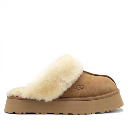 UGG Slippers Scuffette Platform Chestnut