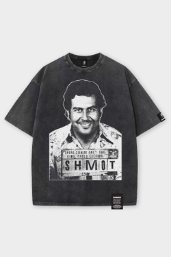 Футболка SHMOT "ESCOBAR" GARMENT DYE Черный