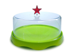 Тортовница подарочная merry tray средняя зеленая
