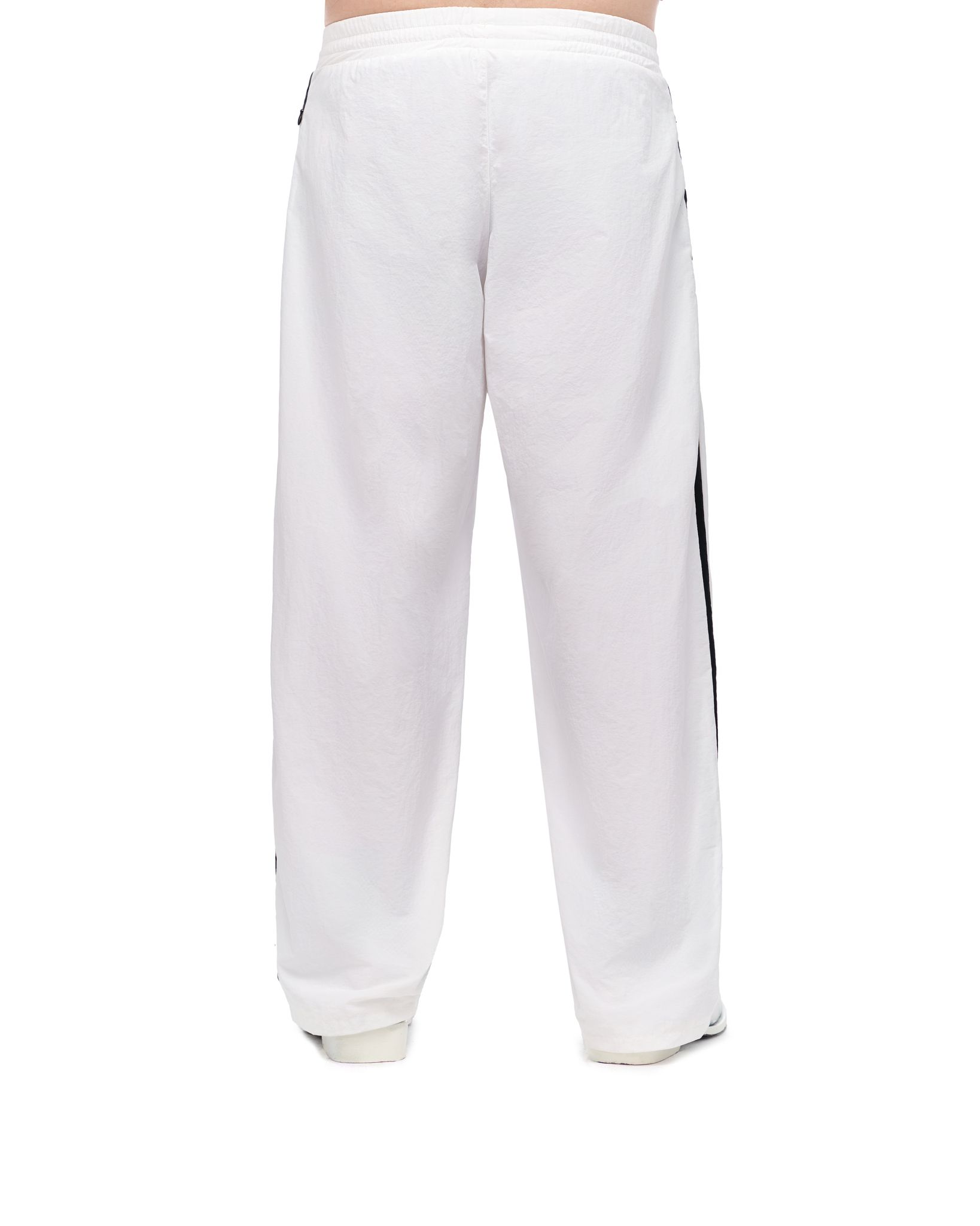 Plain white track pants 2025