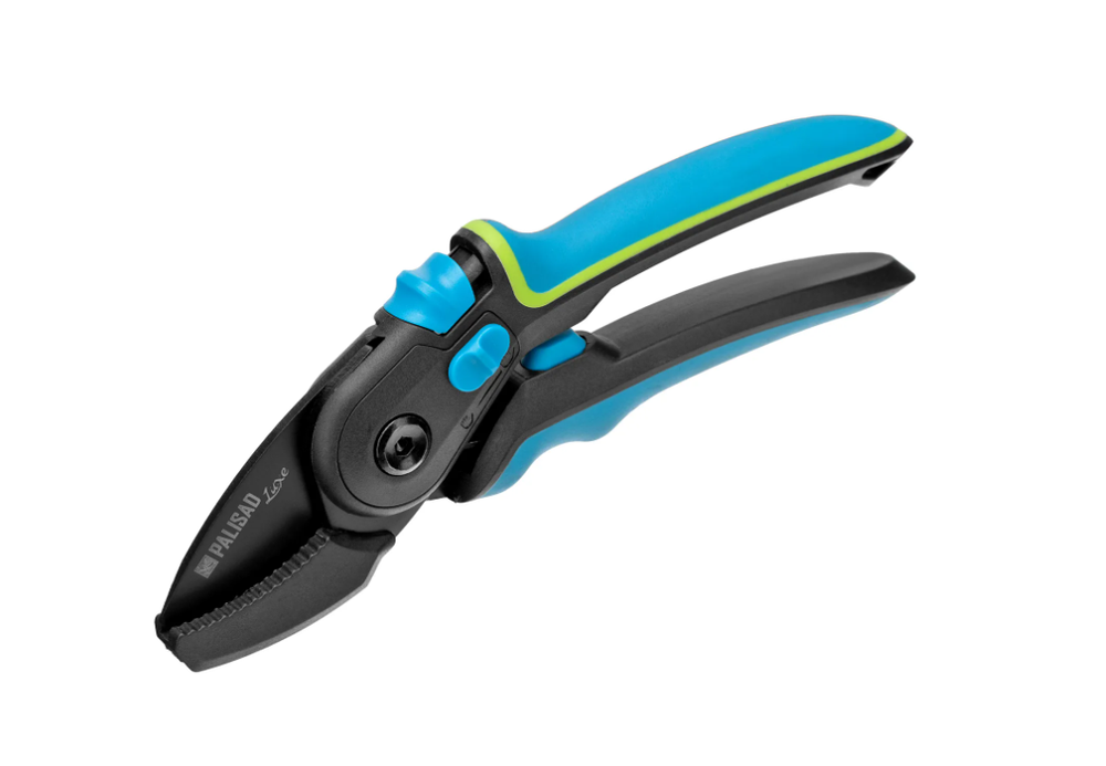 Секатор с наковальней Palisad 220 мм, регулировка захвата, трехкомпонентные рукоятки 604805