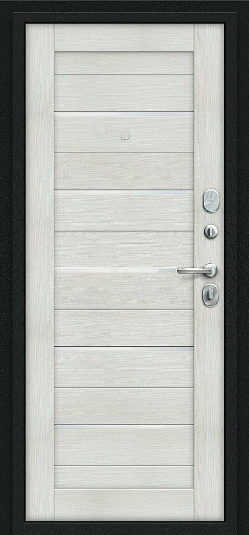 Техно Kale Букле черное/Bianco Veralinga 205*86 правое