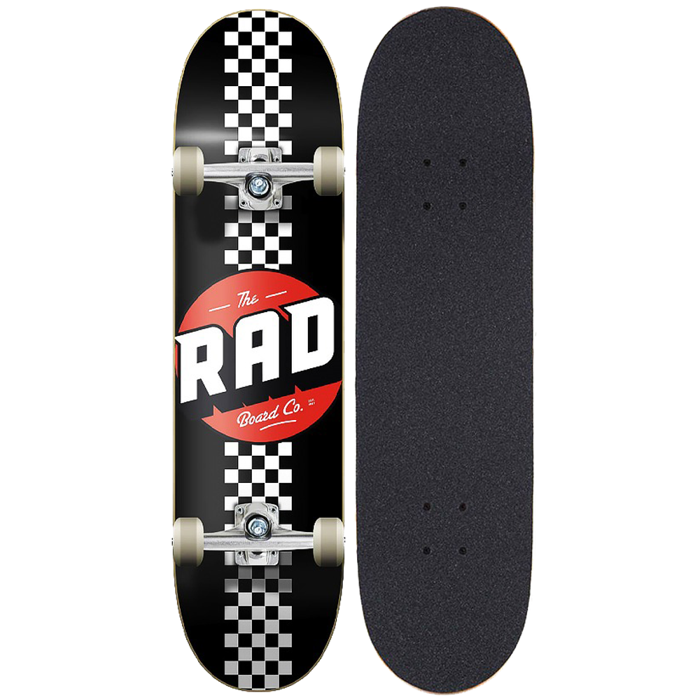 Скейтборд Rad Dude Crew Checkers Black/White 8.0