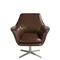 Поворотное кресло Angel Cerda 5093 из коричневой кожи