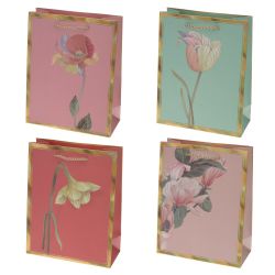 GAEM Пакет подарочный (бумага 210г/м2, блок микс 12шт), L18 W8 H23 см, 4в.