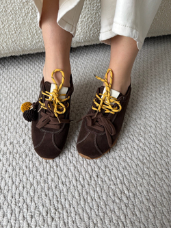 Кеды из натуральной замши