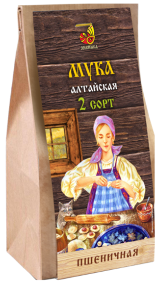 Мука пшеничная хлебопекарная Алтайская Дивинка, 2 сорт, 700 г
