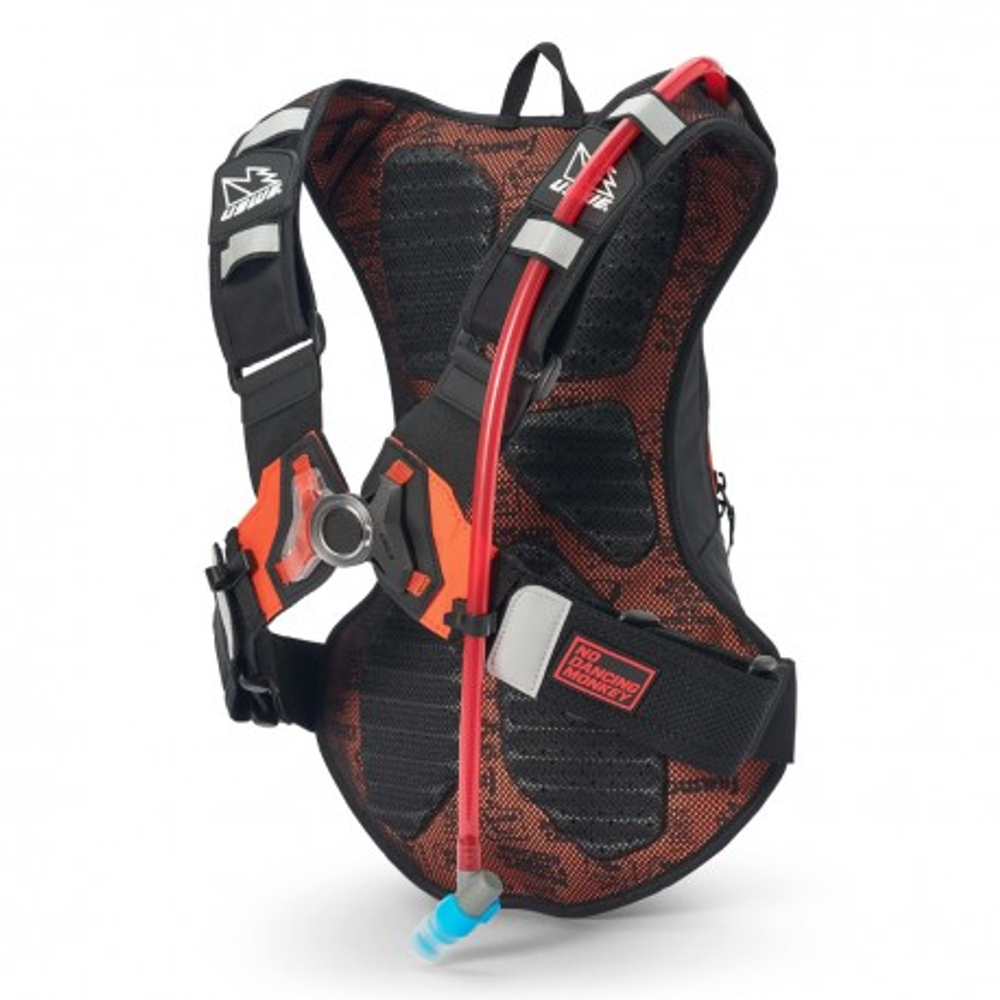 Рюкзак-гидропак USWE RAW 12L Hydration Pack (3L), Factory Orange, Race Fit (84-110)