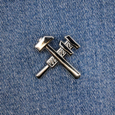 Значок Молоток и французский ключ