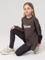 Спортивный костюм для девочки на весну с леггинсами