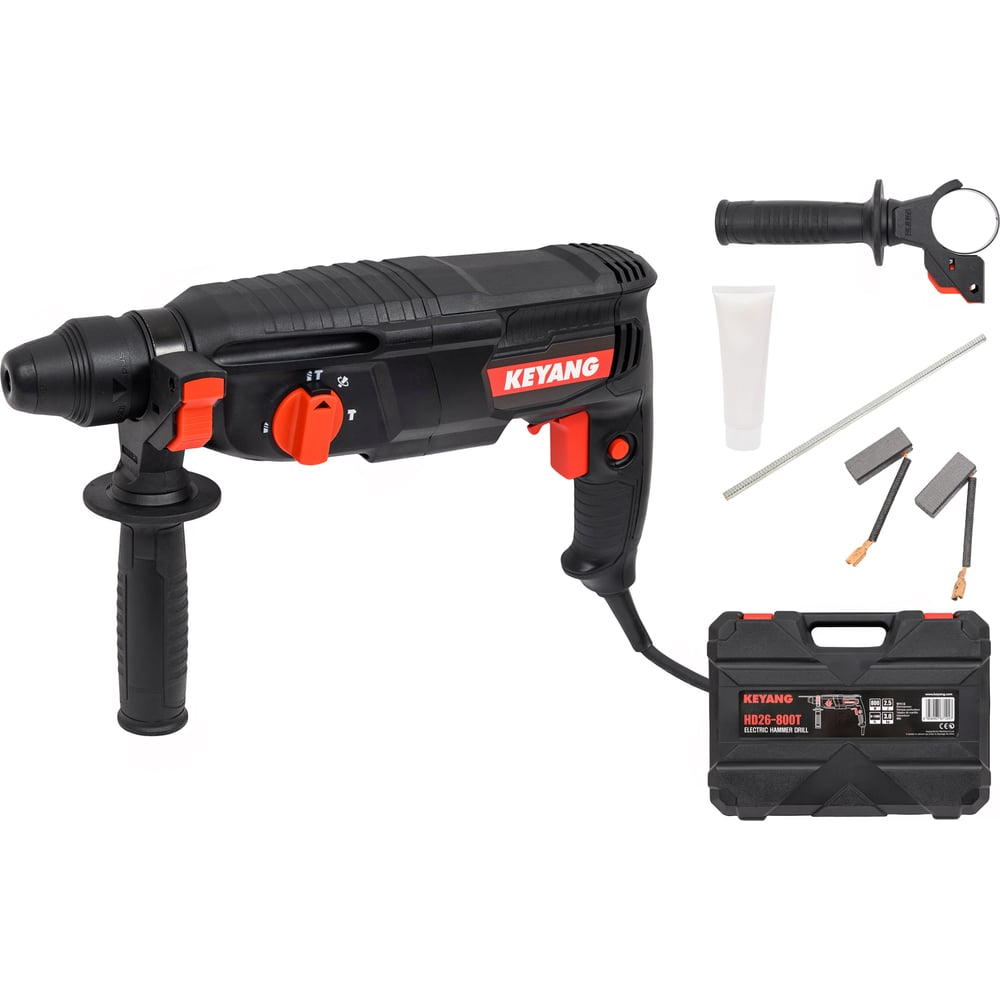 Перфоратор KEYANG SDS-plus HD26-800T 800 Вт, 2,5 Дж, 5500 уд/мин