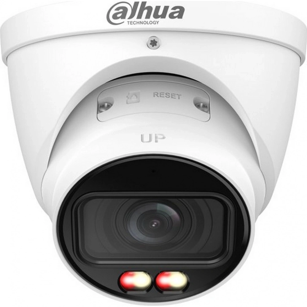 Уличная турельная IP-видеокамера Dahua 2Мп, 1/2.9” CMOS, моторизованный объектив 2.7~13.5мм, видеоаналитика, микрофон, ИК 50м, LED 50м IP67, металл