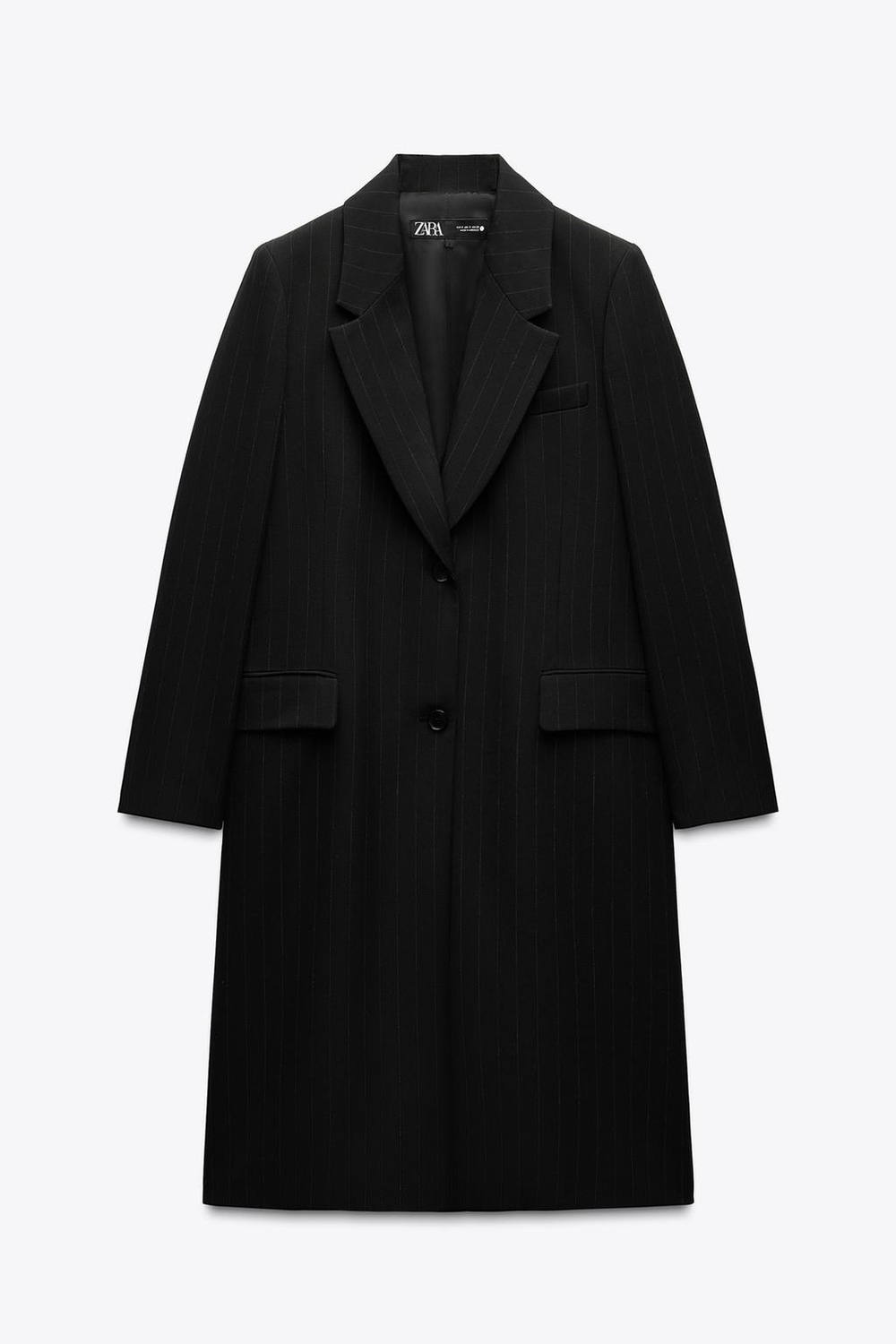 Классическое пальто в тонкую полоску — zw collection