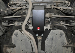 Защита редуктора АвтоБроня для Subaru Forester III (V - 2.0; 2.5) 2007-2013/Subaru Impreza III (V - 1.5; 2.0; 2.5 STI) 2007-2011/Subaru Impreza WRX III (V - 2.5) 2007-2010, сталь 1.8 мм, с крепежом, 111.05402.2