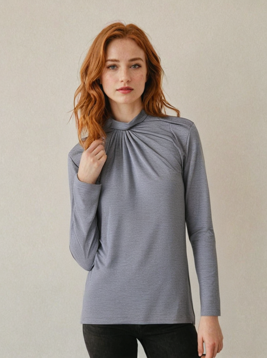 Водолазка CF Woman, серый меланж 455094