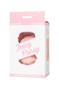 Мастурбатор реалистичный TOYFA Juicy Pussy Little flower, TPE, телесный, 11,5 см