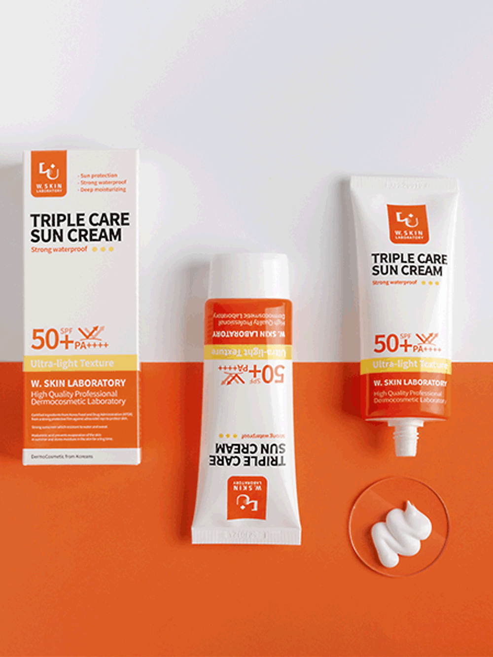 Солнцезащитный крем W.Skin TRIPLE CARE SUN CREAM, 60ml