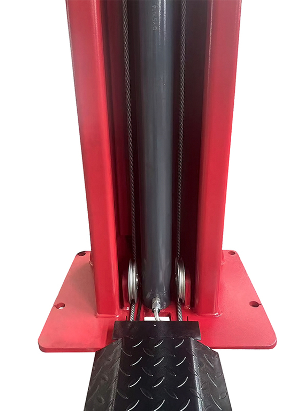 Подъемник электрогидравлический 5т 100-1820мм 2-х стоечный 380В ниж.синхрон.(электр. спуск) GTE