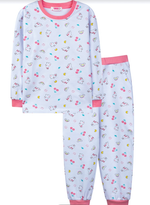 ПИЖАМА для девочки M1181FNR-2/5 р.92 белый зайчики (Такро)