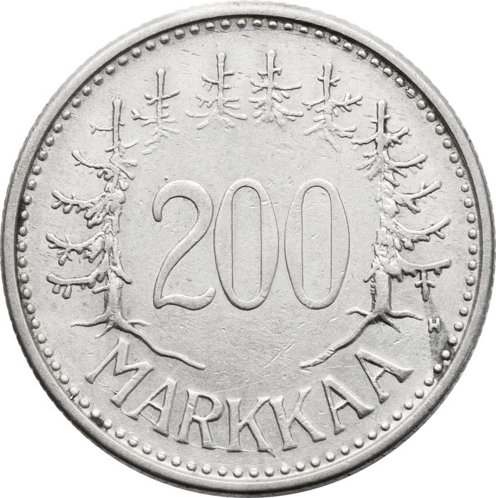 200 марок 1957 Финляндия