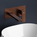 Смеситель для раковины, монтируемый в стену, розовое золото Damixa Gala 530260500