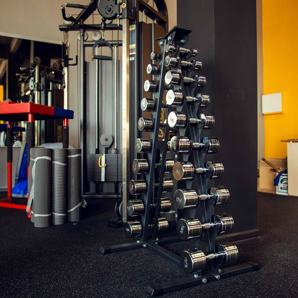 Подставка под гантельный ряд (на 10 пар, 1-10 кг)