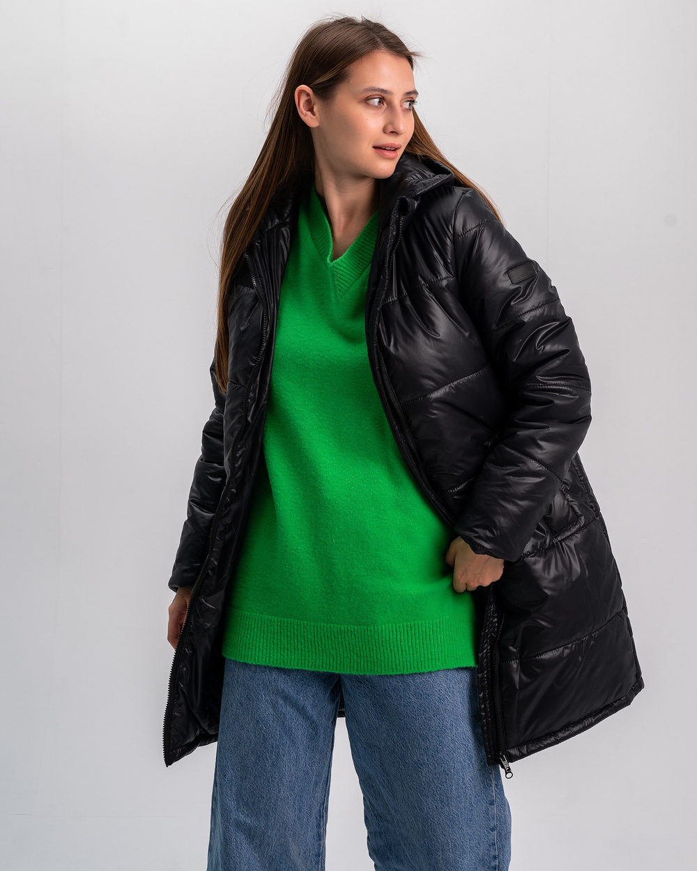 Полупальто зимнее "Альфа" черный