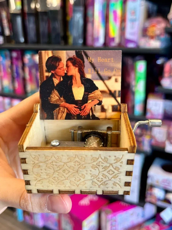 Музыкальная шкатулка детская взрослая Титаник деревянная