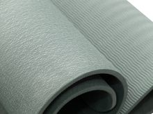 Коврик для йоги и фитнеса 185 х 80 см толщина 8 мм TPE темно-зеленый