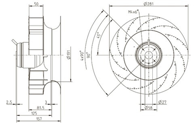 Мотор-колесо RH28L-2EP.WD.1R