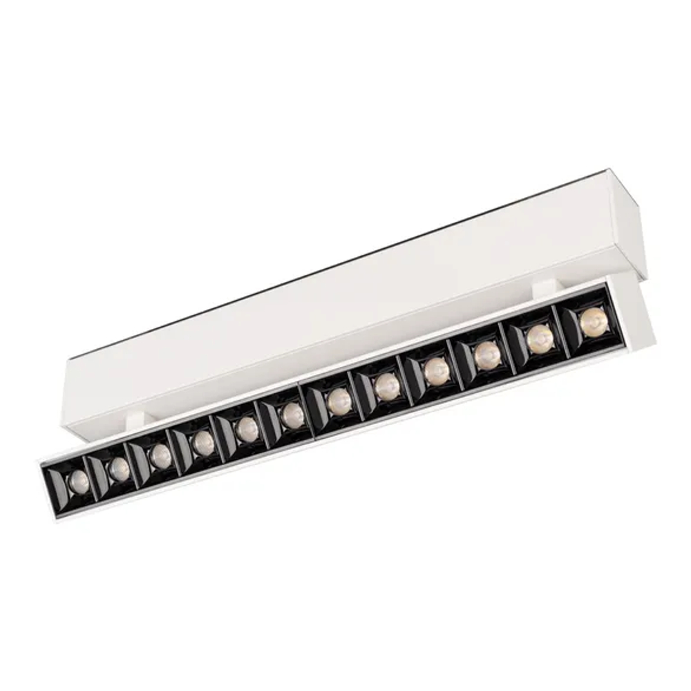 Светильник MAG-LASER-FOLD-45-S320-12W Warm3000 (WH, 15 deg, 24V) (Arlight, IP20 Металл, 5 лет) 026972
