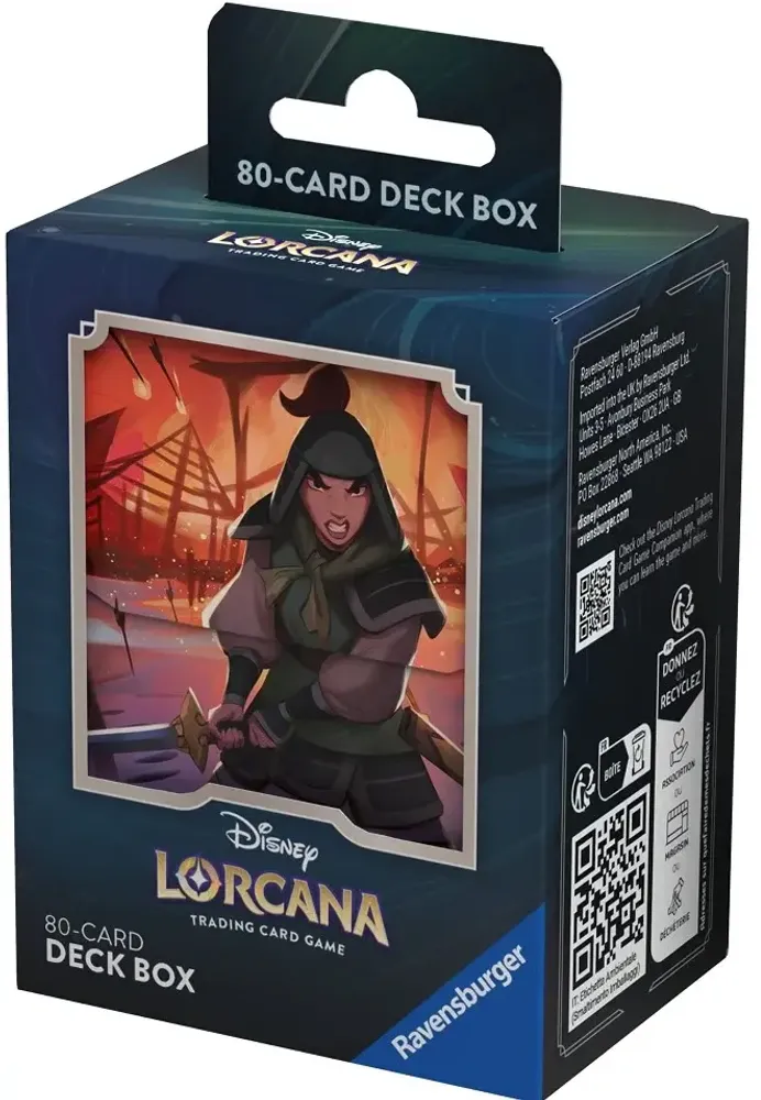 [Под заказ] Disney Lorcana: Rise of the Floodborn - Deck Box 80ct - Mulan