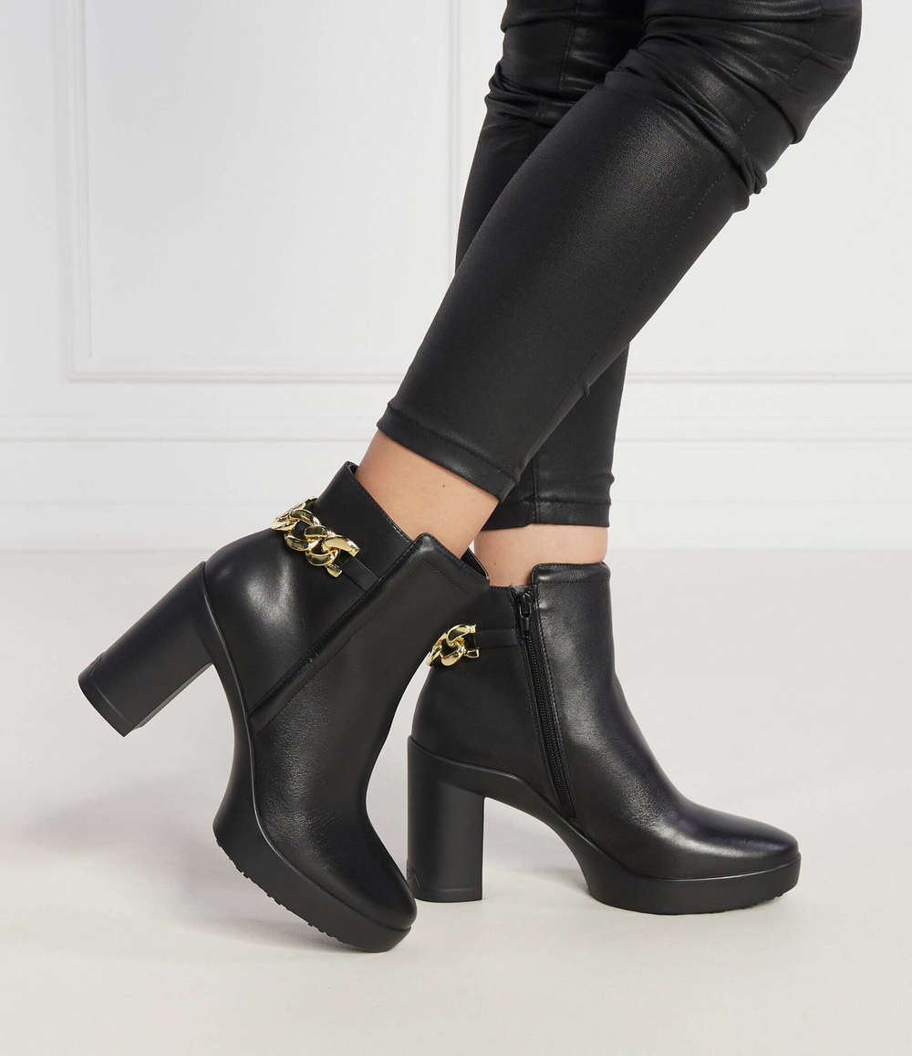 Кожаные ботильоны now 37 Liu Jo - черный(SF3133 P0102)