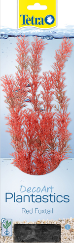 TETRA DecoArt Plant Растение пластиковое Foxtail Red (Перистолистник красный)
