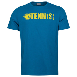 Футболка для мальчика теннисная Head Font T-Shirt B - blue